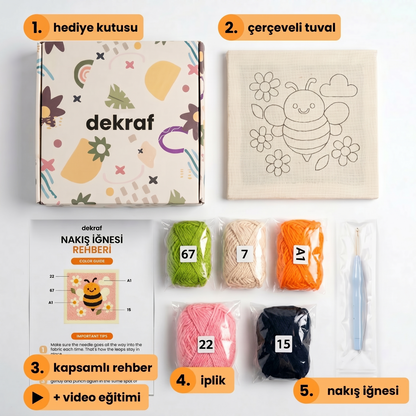 DeKraf Punch Needle Seti